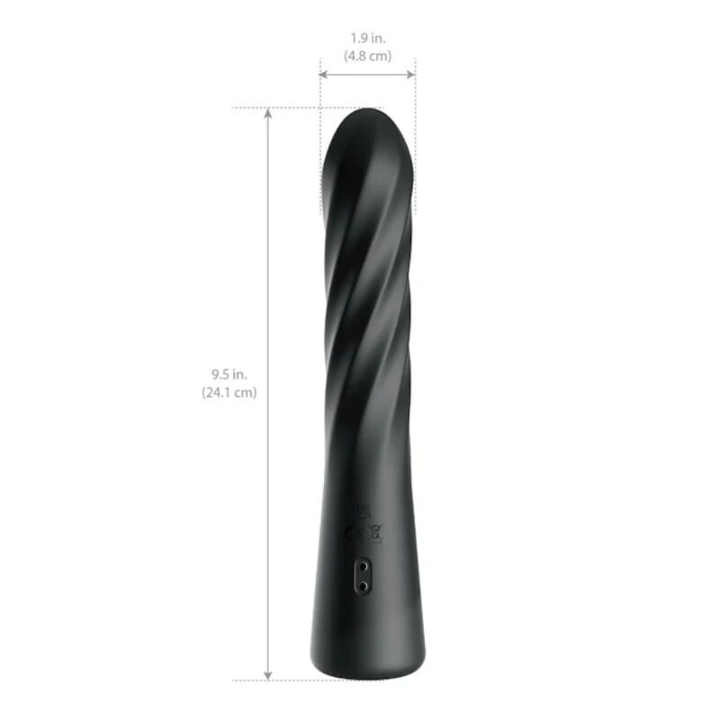 Stimolatore anale rotante ricaricabile
