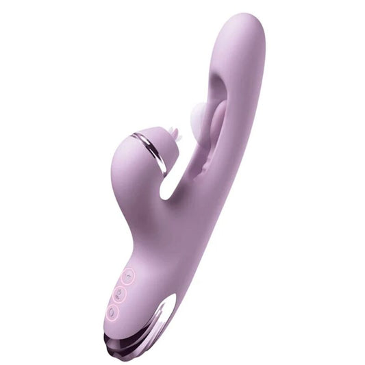 FANTASY FOR HER - VIBRATORE G-TOUCH PULSE PRO VIOLA PER LA STIMOLAZIONE DEL PUNTO G E DEL CLITORIDE A FORMA DI CONIGLIO