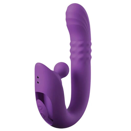 FANTASY FOR HER - HARMONI PRO VIBRATORE A CONIGLIO VIOLA PER LA STIMOLAZIONE DEL PUNTO G E DEL CLITORIDE