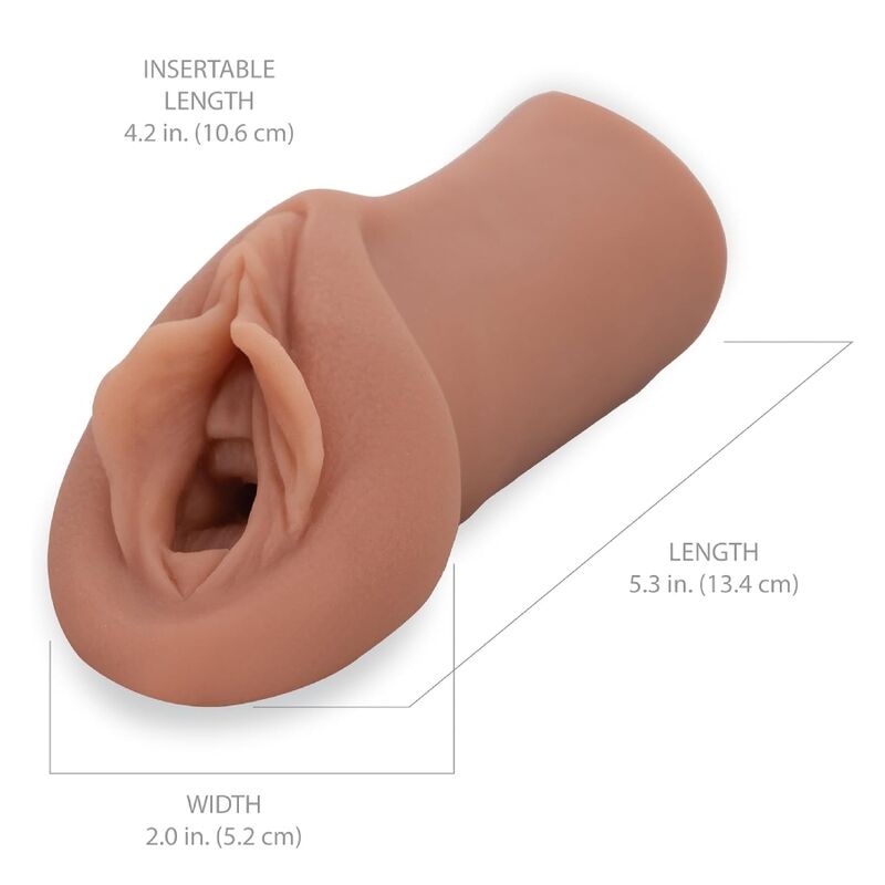 MASTURBATORE, DESIGN ANATOMICO REALISTICO, MATERIALE FANTAFLESH® MORBIDO