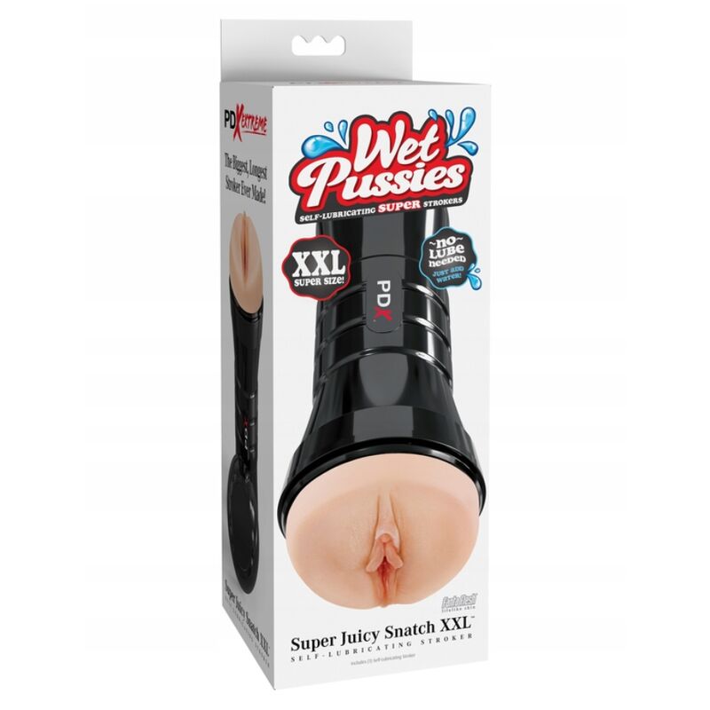 PDX EXTREME - WET PUSSIES SUPER JUICY SNATCH XXL LIGHT MASTURBATOR