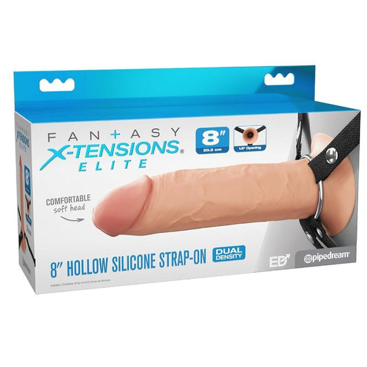 FANTASY X-TENSIONS ELITE - STRAP-ON IN SILICONE CAVO DA 20,3 CM