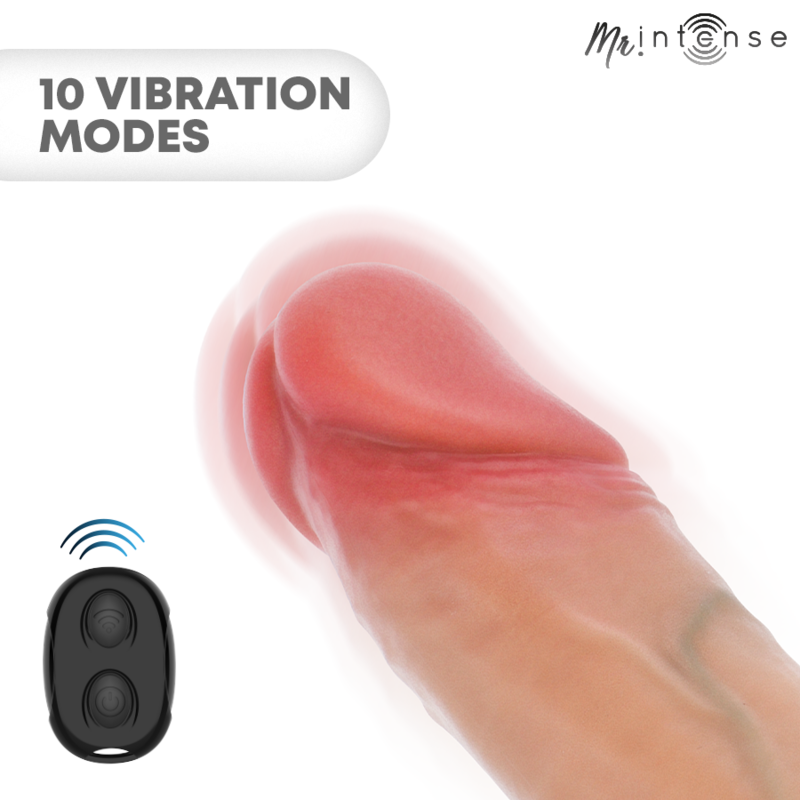 MR INTENSE - ARNOLD M VIBRATORE IN SILICONE PER PENE CON TELECOMANDO 14,5 CM -Ø- 4 CM