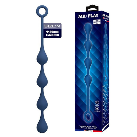PERLE ANALI IN SILICONE, STIMOLAZIONE PROGRESSIVA, ANELLO DI ESTRAZIONE SICURO