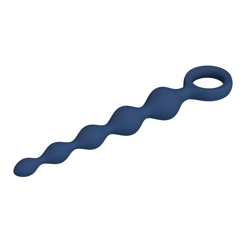 MR PLAY - PERLE ANAL IN SILICONE BLU E PLUG ANAL 20,4 CM
