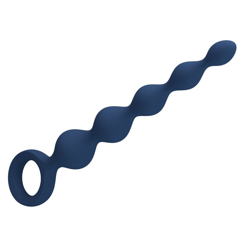 MR PLAY - PERLE ANAL IN SILICONE BLU E PLUG ANAL 20,4 CM