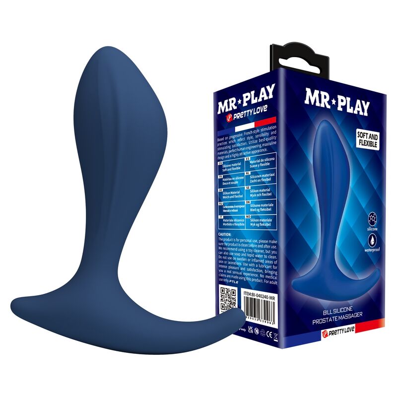 MR PLAY - MASSAGGIATORE PROSTATICO BLU