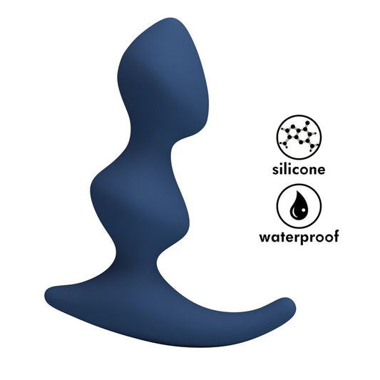 PLUG ANALE ERGONOMICO, SILICONE MORBIDO, DESIGN CURVO