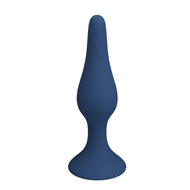 MR PLAY - PLUG ANALE CONICO IN SILICONE BLU XL