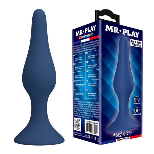 PLUG ANALE CONICO, SILICONE PREMIUM, INSERIMENTO PROGRESSIVO