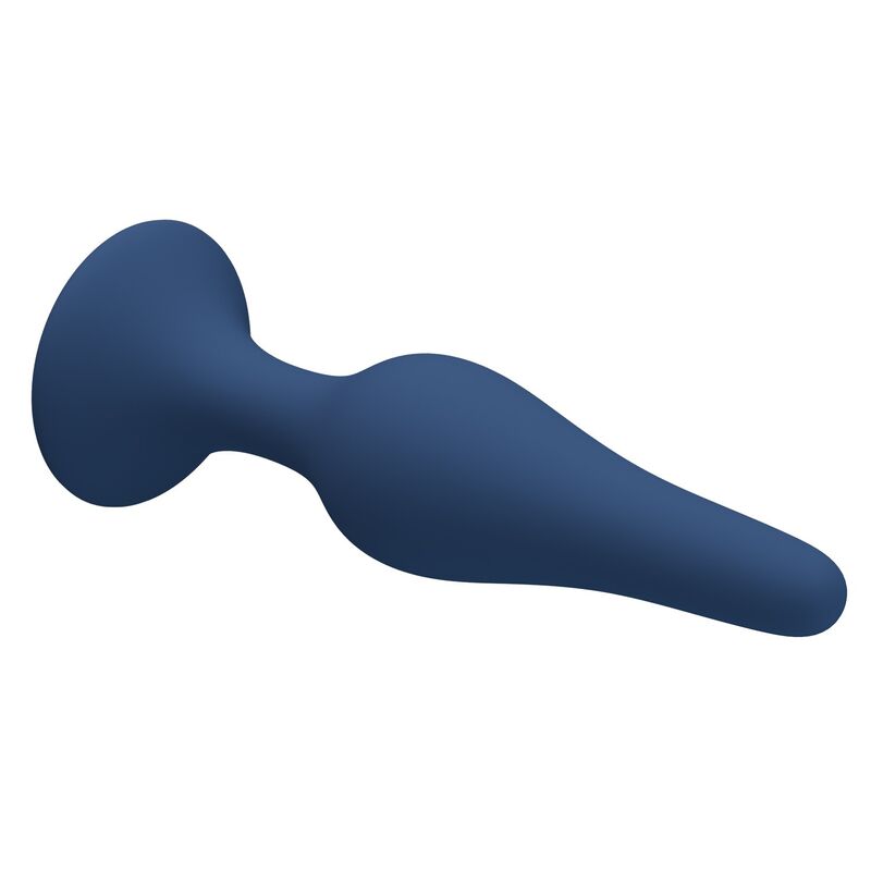 MR PLAY - PLUG ANALE SLIM IN SILICONE BLU TAGLIA S