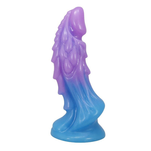 POWER MONSTERS - DILDO REALISTICO ATLANTEANO CON VENTOSA 19 CM Ø 5 CM BLU E VIOLA