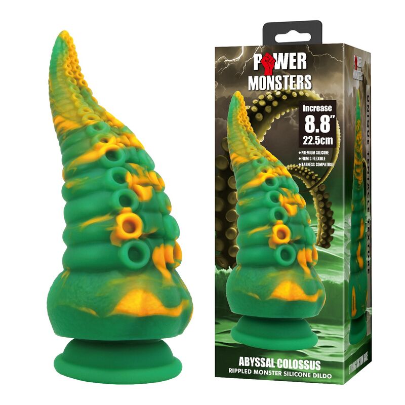 DILDO FANTASY BICOLORE, SILICONE PREMIUM, BASE A VENTOSA