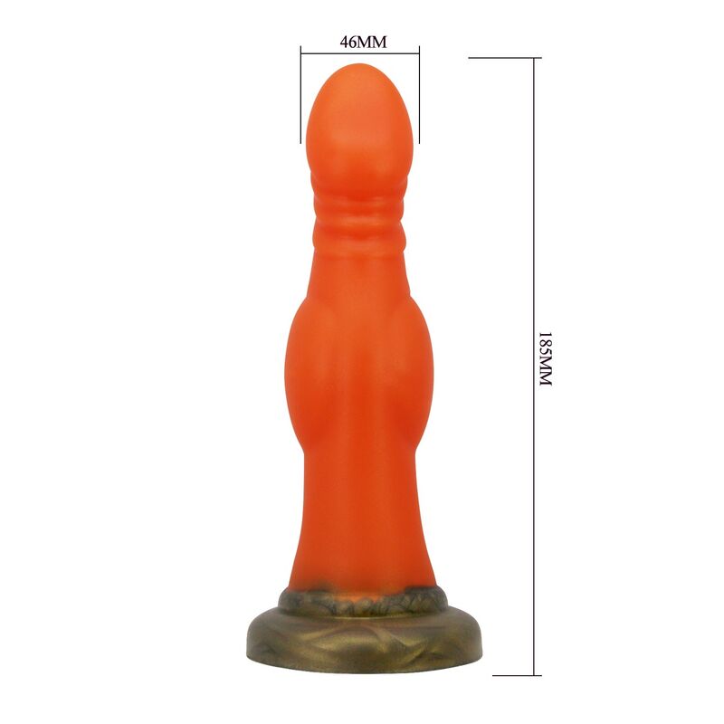 DILDO FANTASY, SILICONE PREMIUM, BASE A VENTOSA