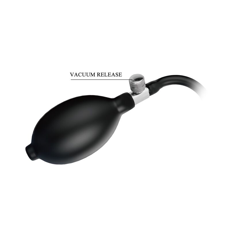PLUG ANALE GONFIABILE FANTASY, SILICONE PREMIUM TRICOLORE