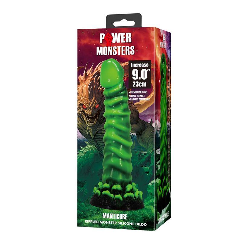 POWER MONSTERS - DILDO IN SILICONE MANTICORE FANTASY 23 CM Ø 5 CM