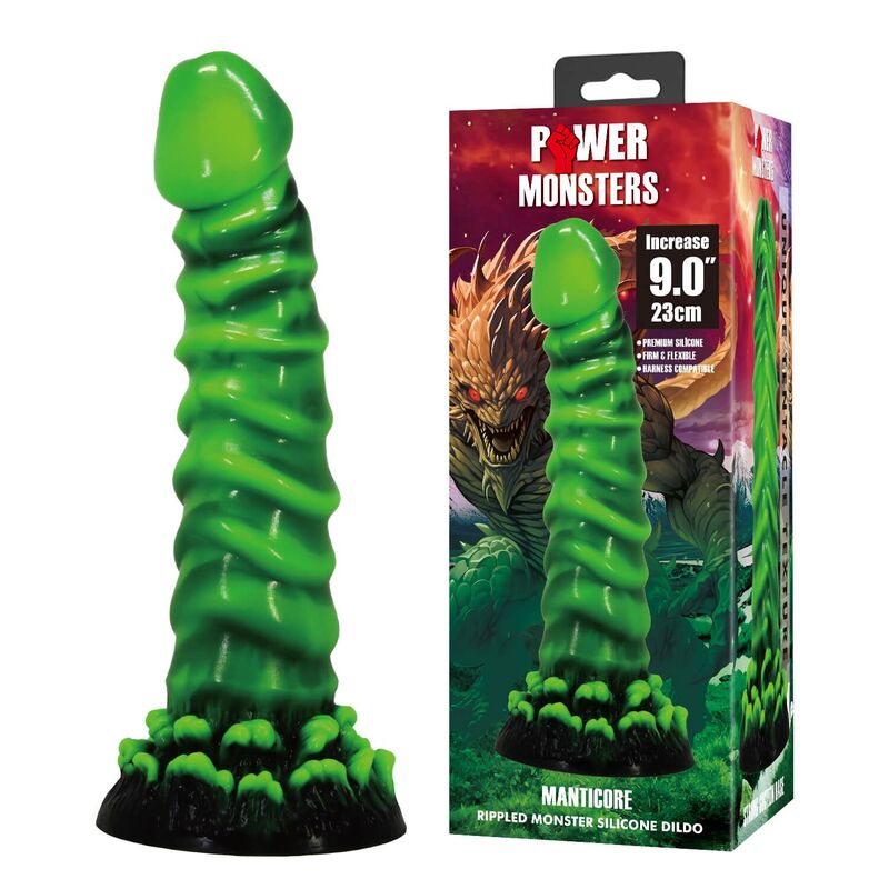 POWER MONSTERS - DILDO IN SILICONE MANTICORE FANTASY 23 CM Ø 5 CM
