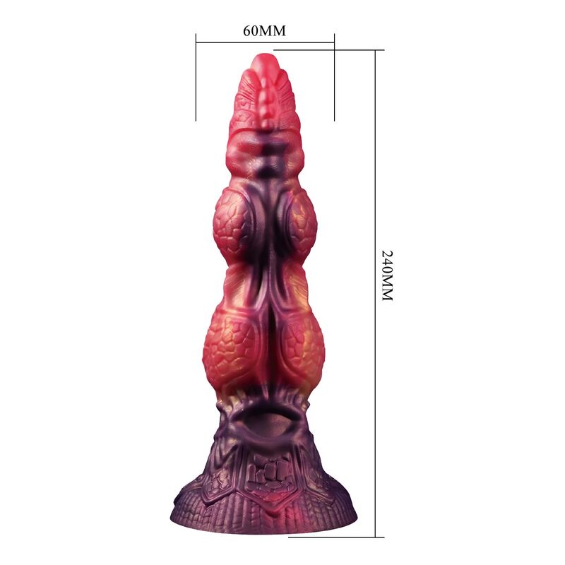 DILDO SILICONE PREMIUM, BASE VENTOSA