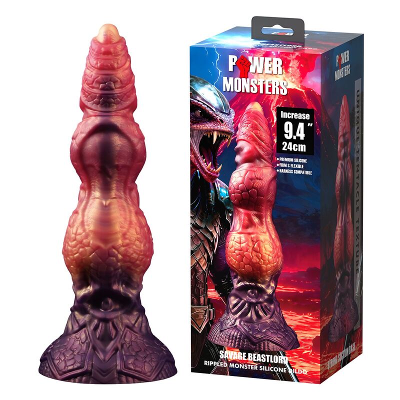 DILDO SILICONE PREMIUM, BASE VENTOSA