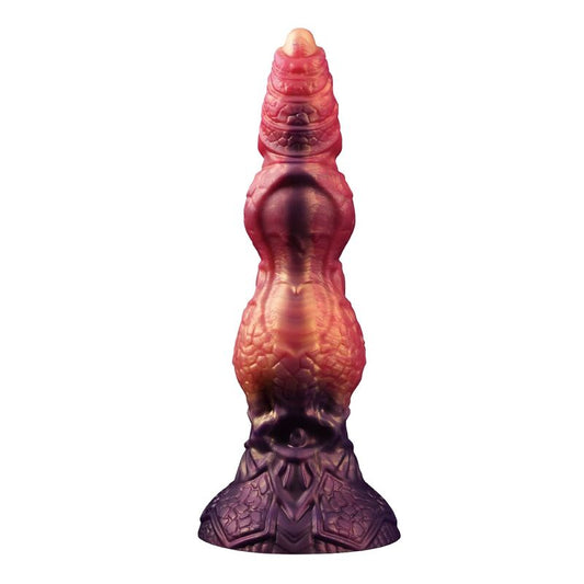 POWER MONSTERS - SAVAGE BEASTLORD TRICOLOR FANTASY DILDO IN SILICONE 24 CM Ø 5 CM