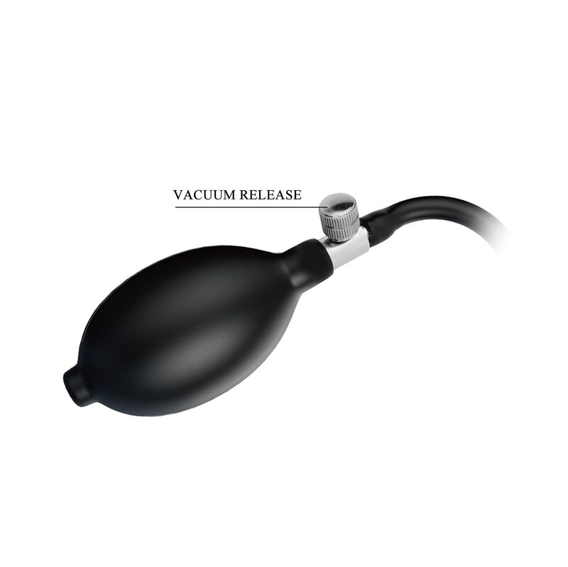 DILDO GONFIABILE, SILICONE BICOLORE, BASE VENTOSA