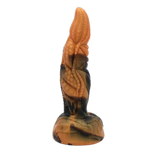 POWER MONSTERS - TIRANNOSAURO BICOLORE FANTASY DILDO IN SILICONE 20,5 CM Ø 5 CM