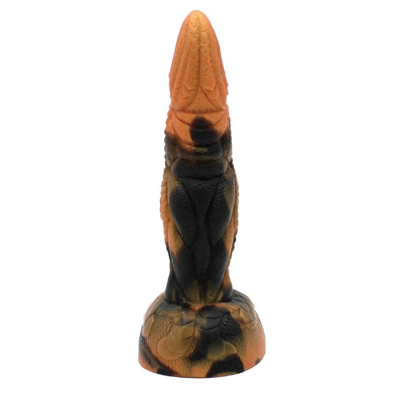DILDO FANTASY DINOSAURO, SILICONE PREMIUM, BASE A VENTOSA