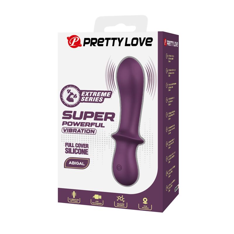 VIBRATORE RICARICABILE, 10 FUNZIONI, DESIGN ERGONOMICO
