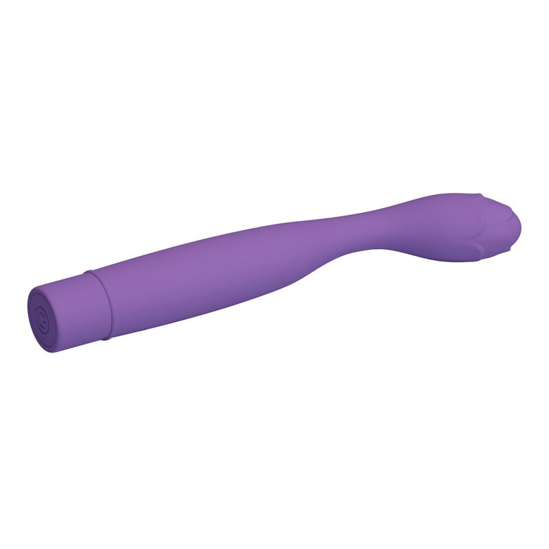 VIBRATORE FLESSIBILE, 10 FUNZIONI DI VIBRAZIONE, SILICONE MORBIDO VIOLA