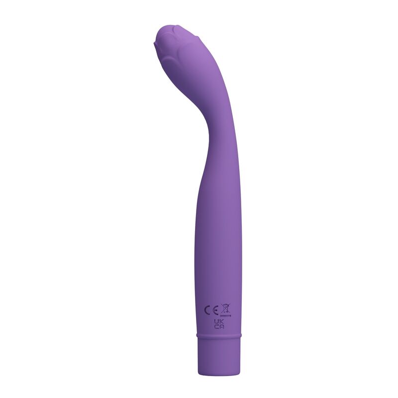 VIBRATORE FLESSIBILE, 10 FUNZIONI DI VIBRAZIONE, SILICONE MORBIDO VIOLA