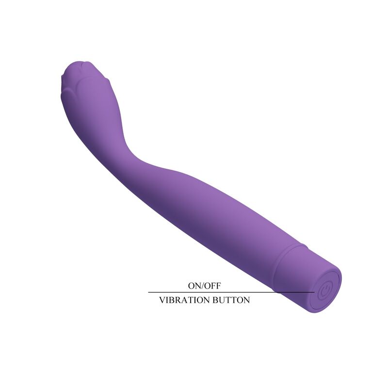 VIBRATORE FLESSIBILE, 10 FUNZIONI DI VIBRAZIONE, SILICONE MORBIDO VIOLA