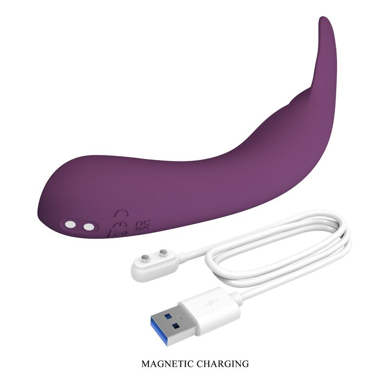 PRETTY LOVE - VIBRATORE RICARICABILE KENYELL 10 FUNZIONI VIOLA