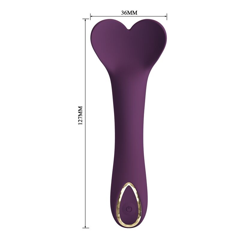 PRETTY LOVE - VIBRATORE RICARICABILE KENYELL 10 FUNZIONI VIOLA