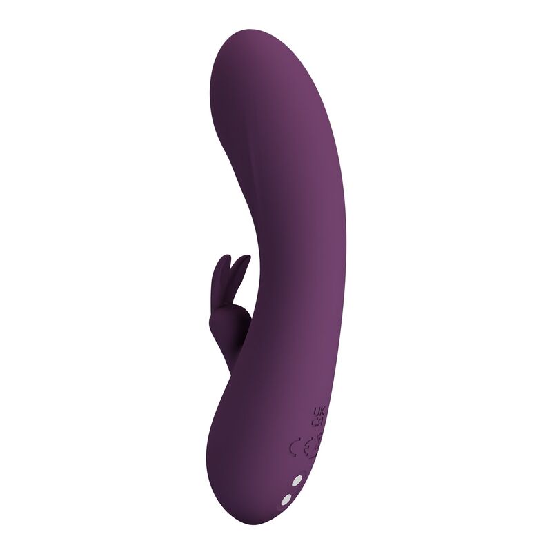 VIBRATORE RABBIT RICARICABILE, DOPPIA STIMOLAZIONE, 10 FUNZIONI