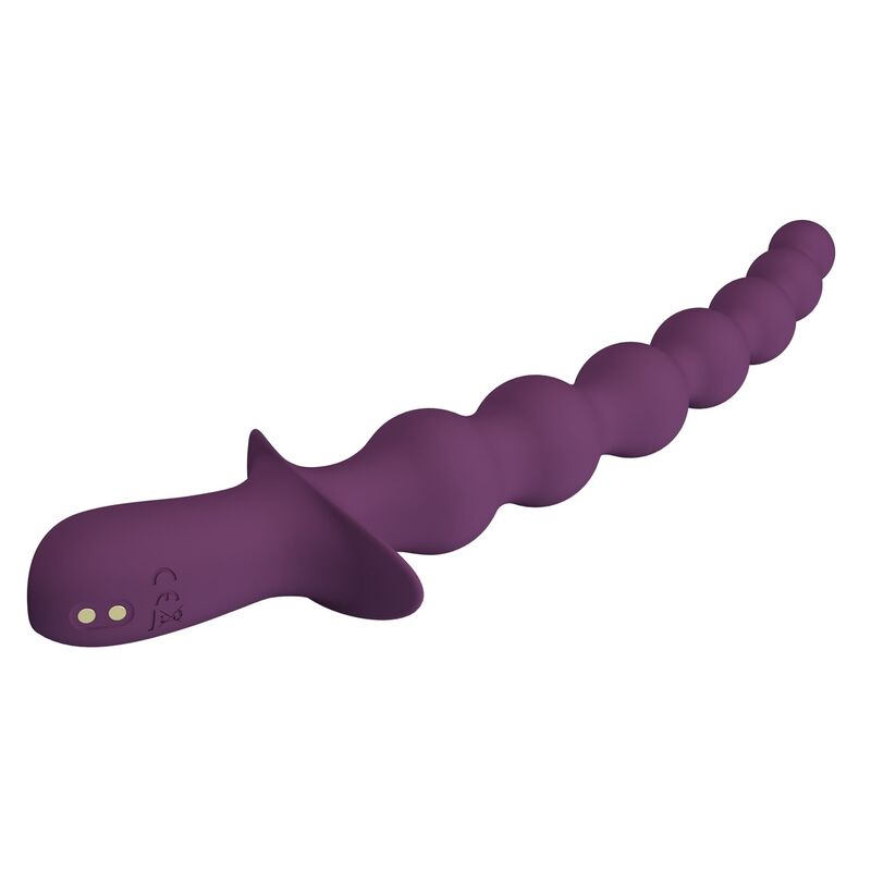 Vibratore anale a sfere progressive ricaricabile