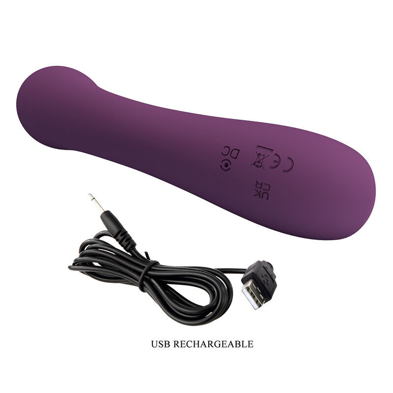 VIBRATORE RABBIT RICARICABILE, DOPPIA STIMOLAZIONE, 10 FUNZIONI