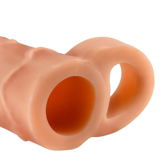 FANTASY X TENSIONS - PERFECT 2 PROLUNGA PENE CON STRAP TESTICOLI NUDE