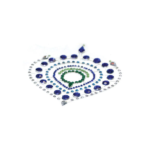 BIJOUX - INDISCRETS FLAMBOYANT COPRICAPEZZOLI BLU E VERDE