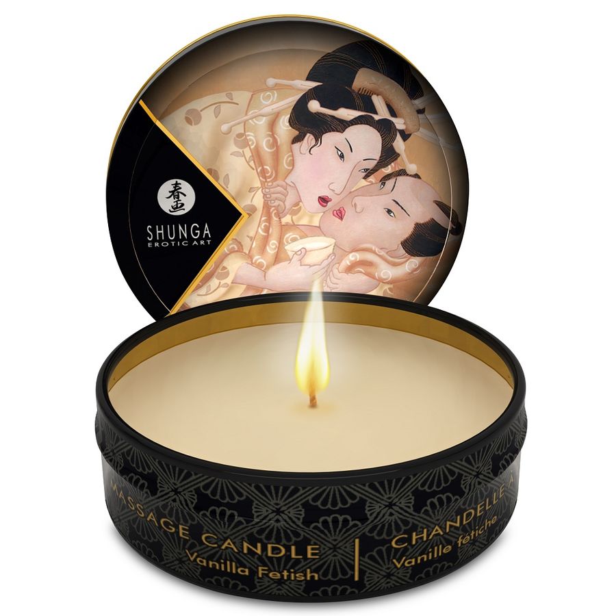 SHUNGA - DISPLAY SET MINI CARESS BY CANDLELIGHT CANDELE DA MASSAGGIO 24 PZ
