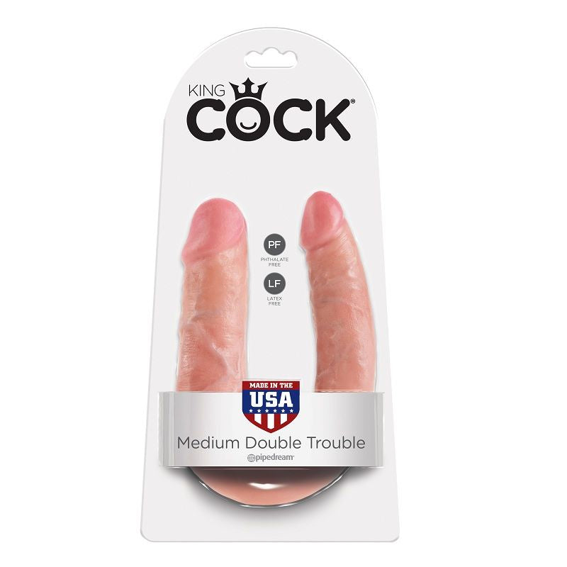 DOPPIO DILDO A FORMA DI U, REALISMO DETTAGLIATO, MATERIALE BODY-SAFE