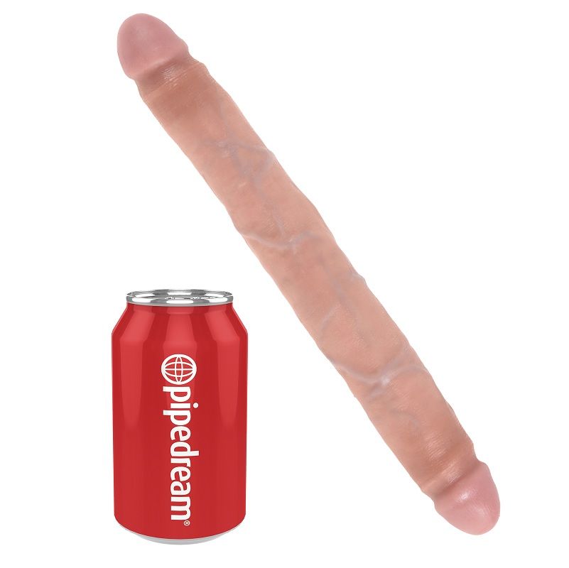 KING COCK - DILDO DOPPIO SLIM 30 CM