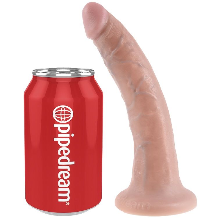 KING COCK - DILDO 17.8 CM NUDE