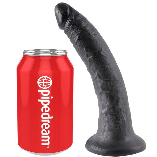 KING COCK - DILDO NERO 17.8 CM