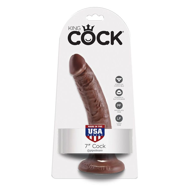 KING COCK - DILDO 17.8 CM MULATTO