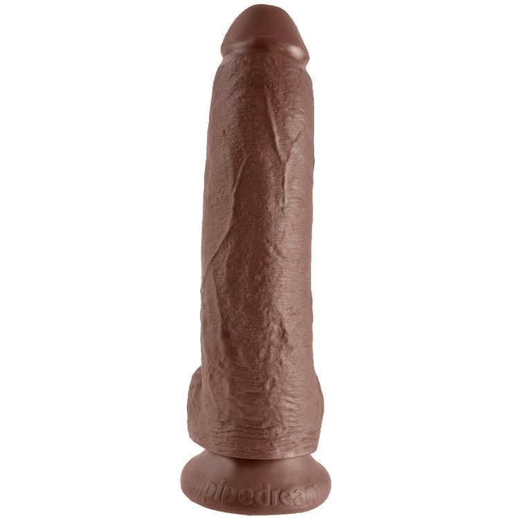 KING COCK - DILDO CON TESTICOLI 22.9 CM MULATTO