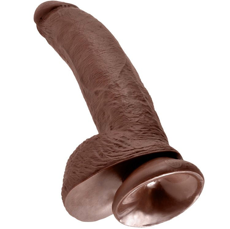 KING COCK - DILDO CON TESTICOLI 22.9 CM MULATTO