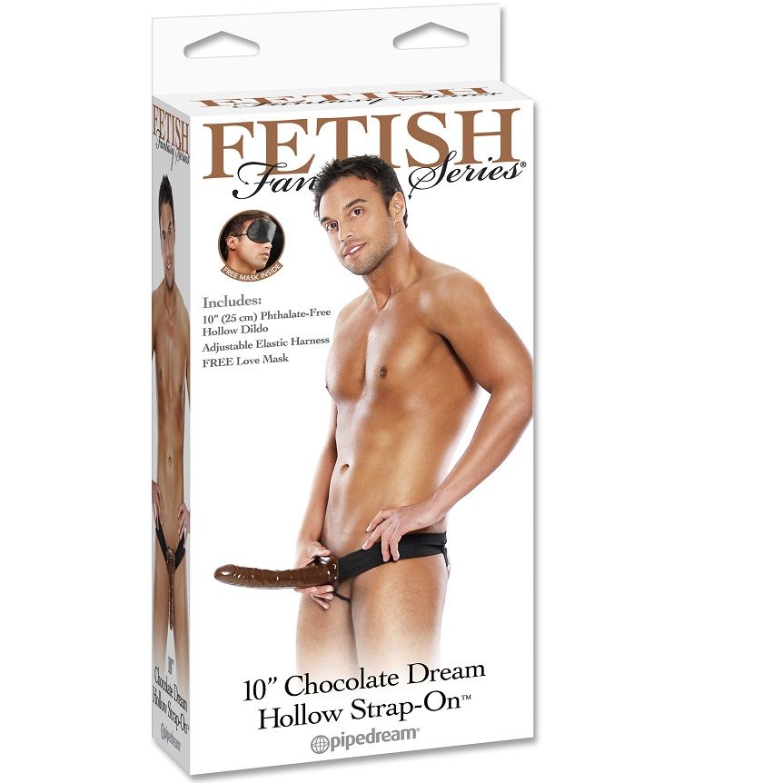 FETISH FANTASY SERIES - CHOCOLATE DREAM STRAP-ON CAVO