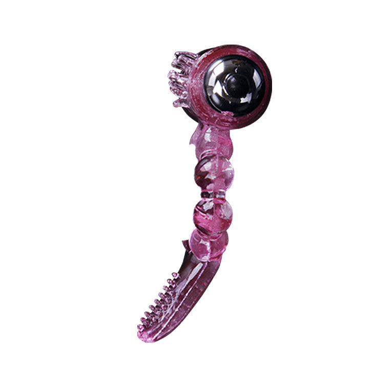 ANELLO PENE VIBRANTE CON STIMOLATORE CLITORIDEO ROSA - BAILE.
