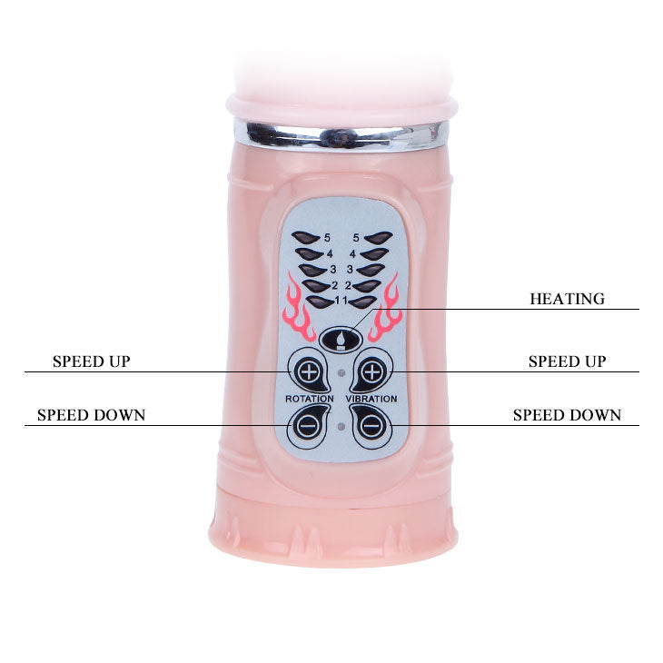 VIBRATORE CON RABBIT FUNZIONE RISCALDANTE HEAT FIRE