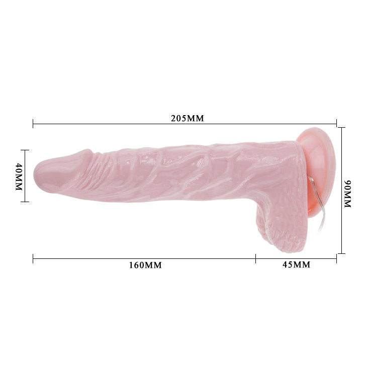 DILDO REALISTICO VIBRANTE SUPER ROTA DONG 20.5 CM